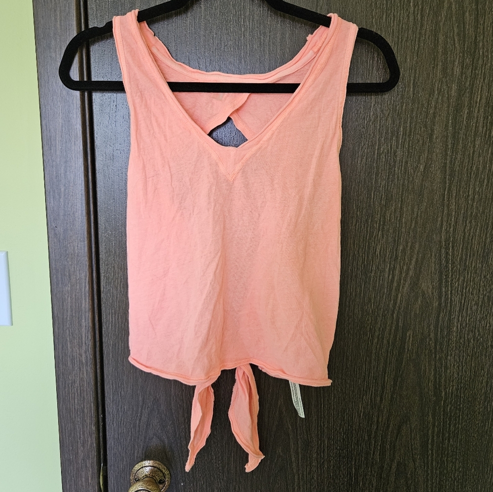 Free People Movement Open Back Tank Top Size Medium